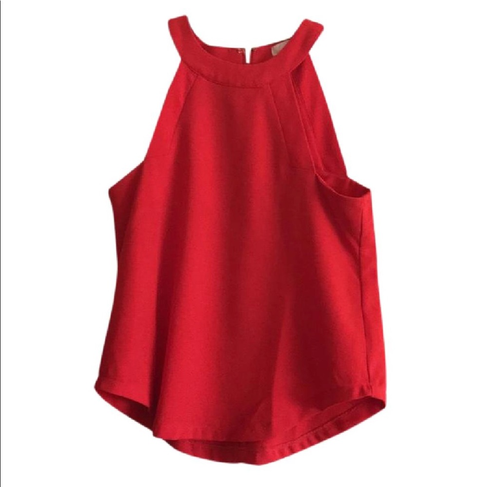 Unworn *brand new NWT* JOA red sleeveless tank size:M